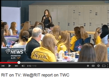 JJ with Girls and STEM Event at RIT