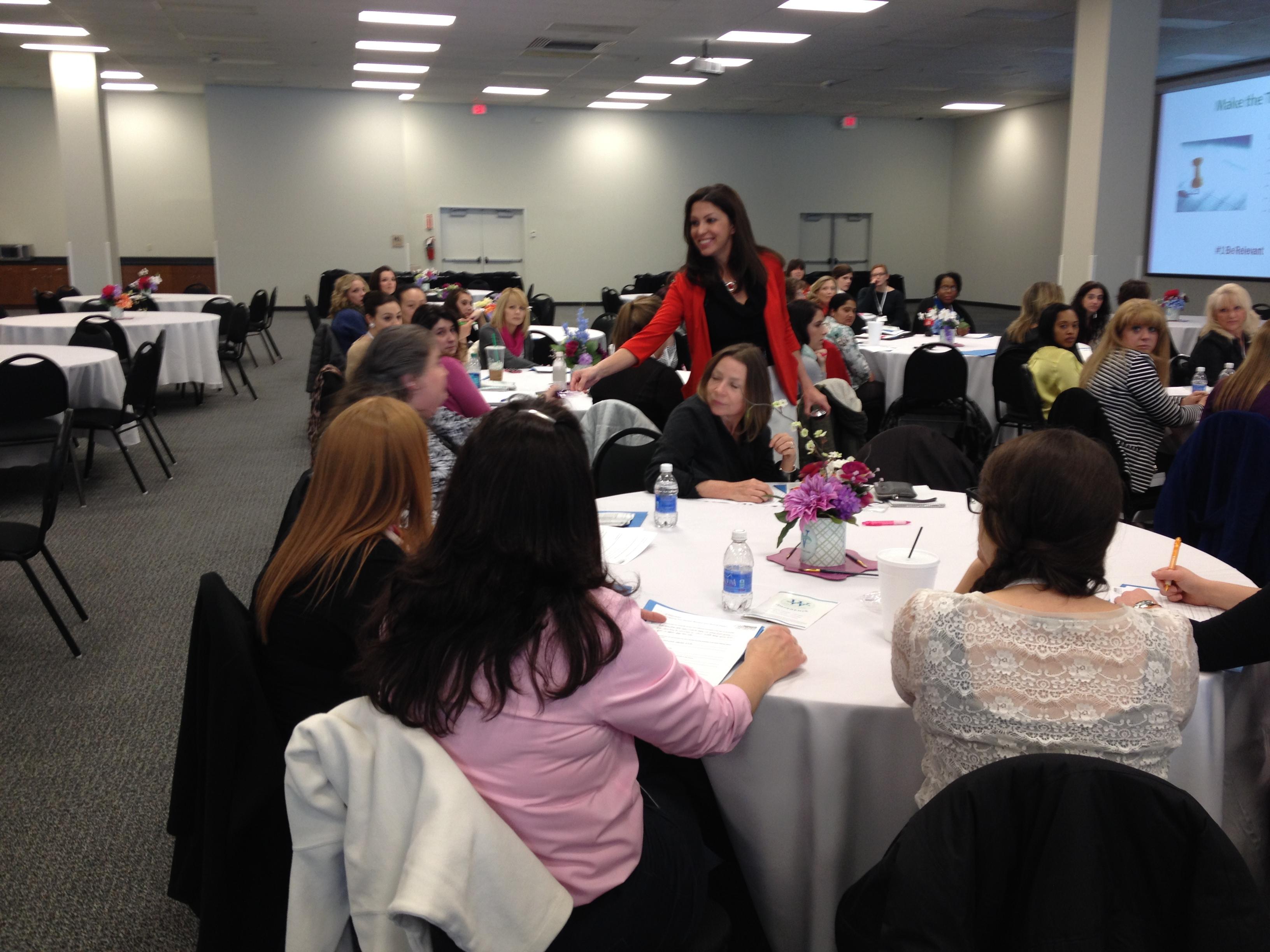 JJ moves around the audience