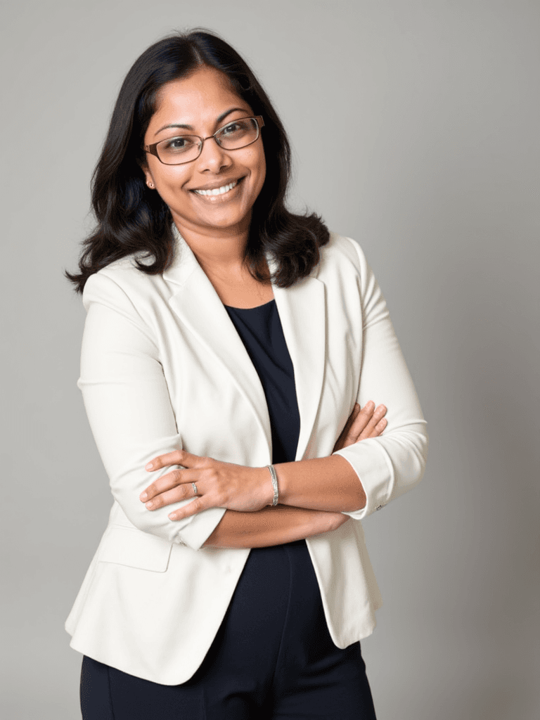 Dr. Anna Thomas, physician and leadership speaker, professional headshot