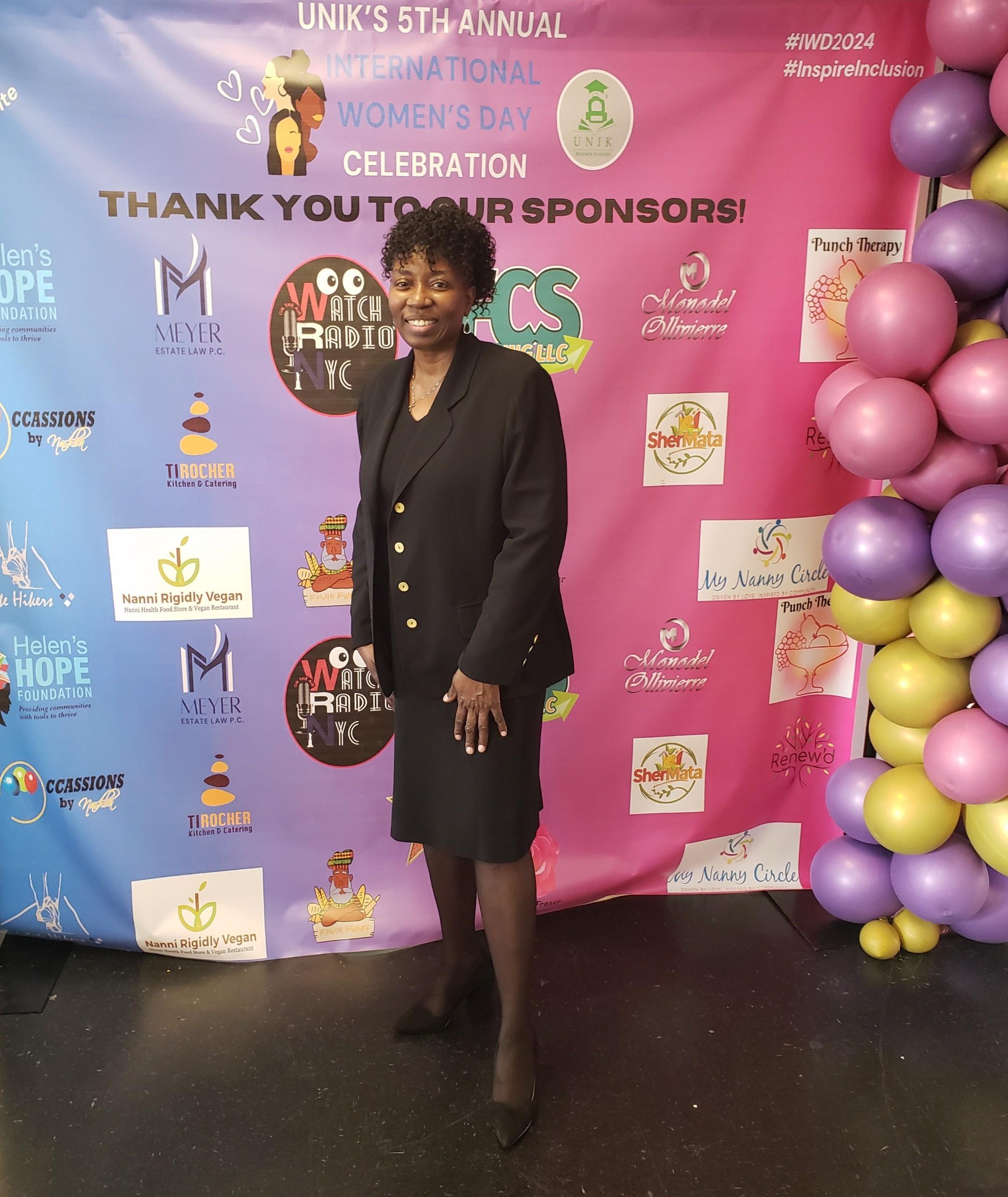 Sharon James at UNIK's International Women's Day