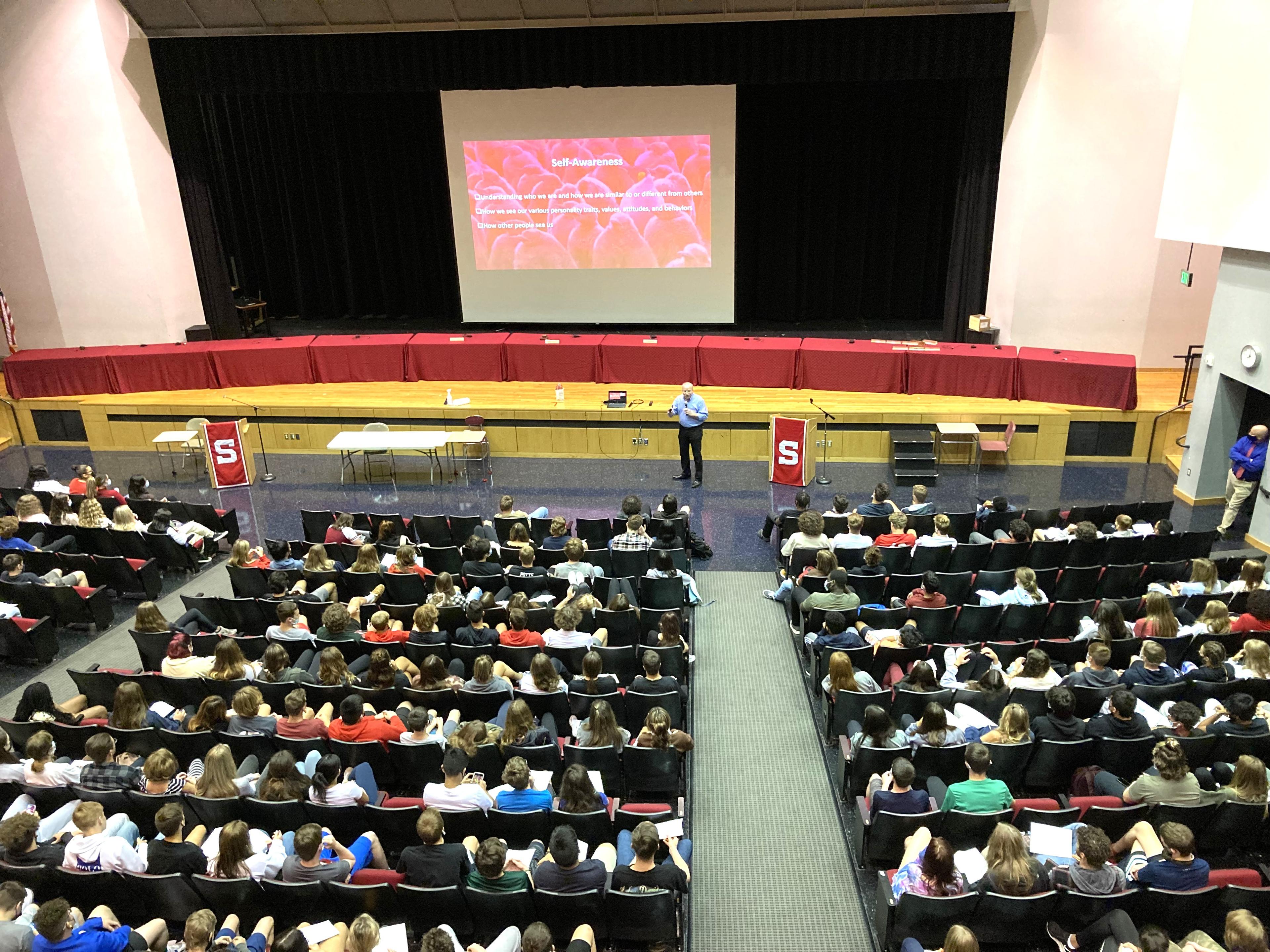 Speaking to audiences of up to 500 or more