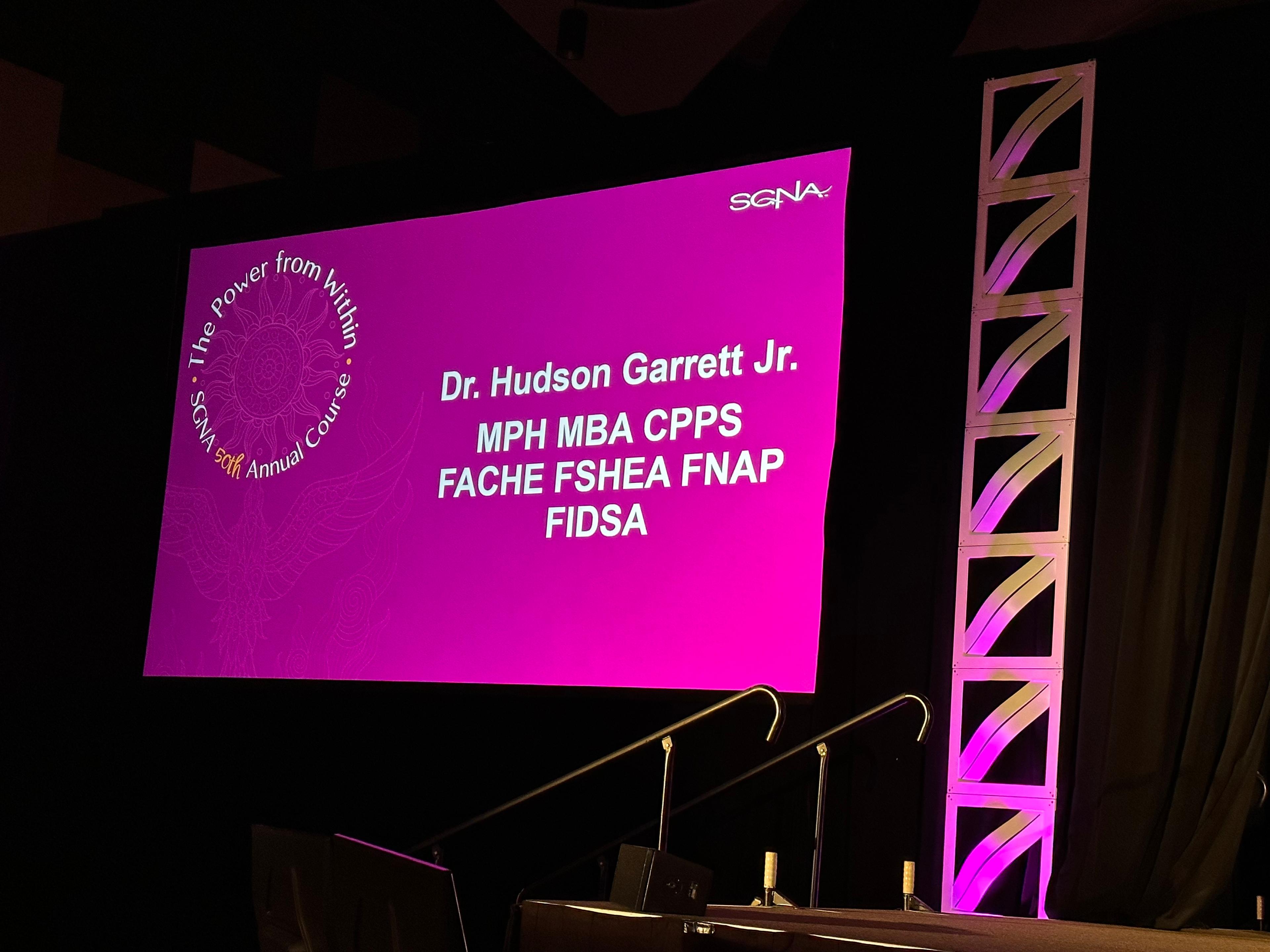 Dr. Garrett SGNA Keynote #4