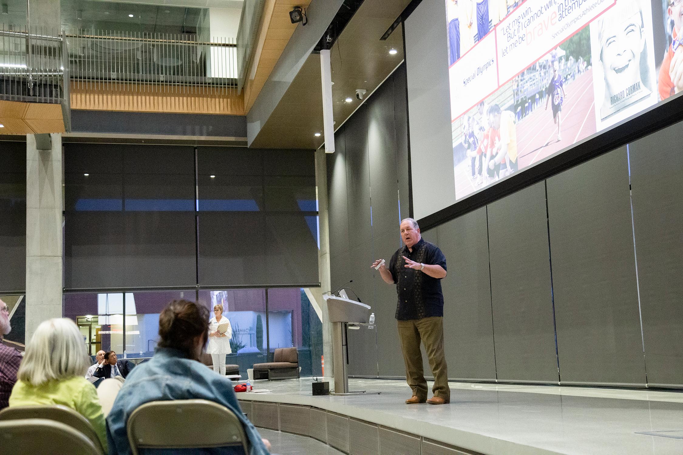 Making a specific point...