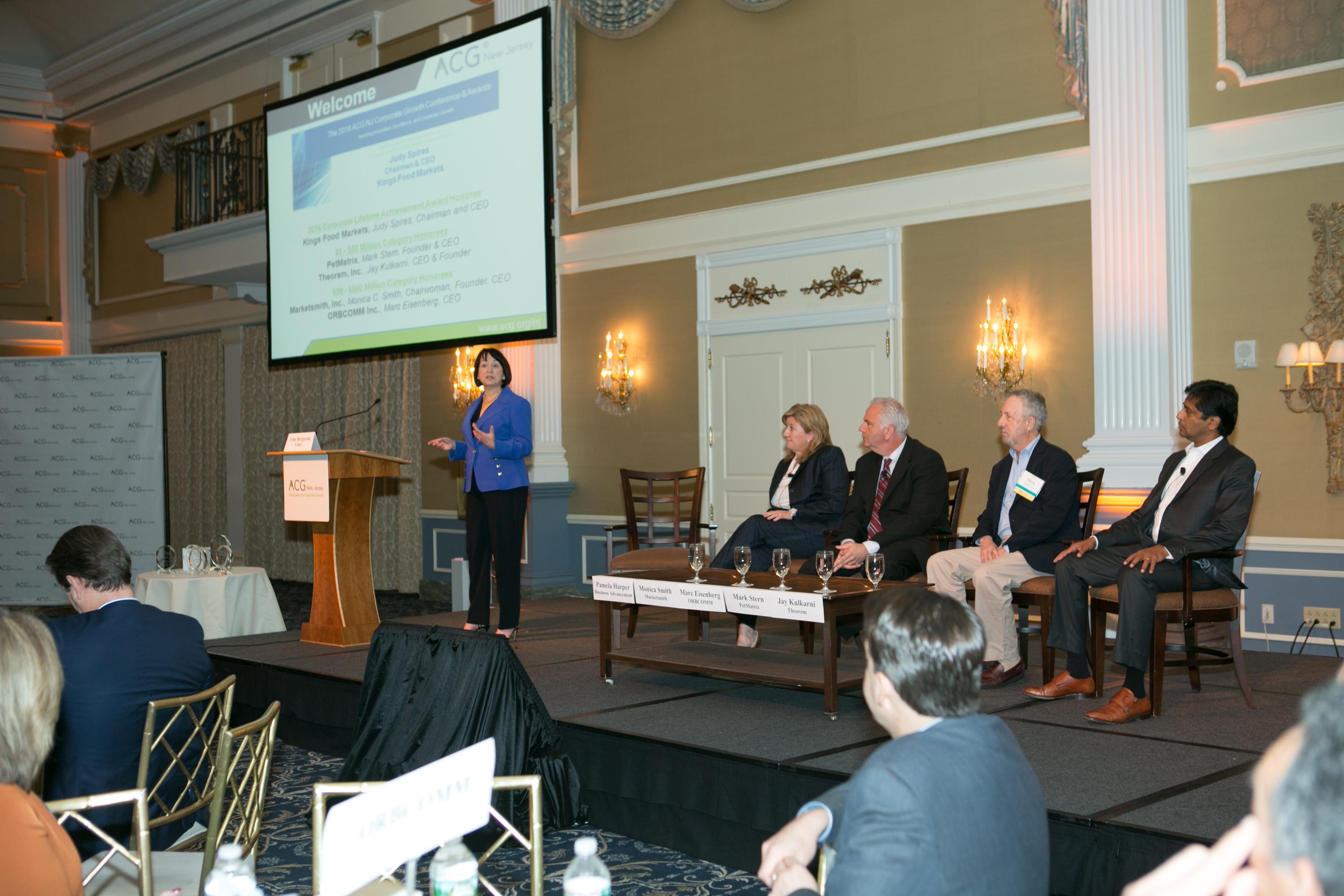 Pam Harper Speaks at Corporate Growth Awards Conference