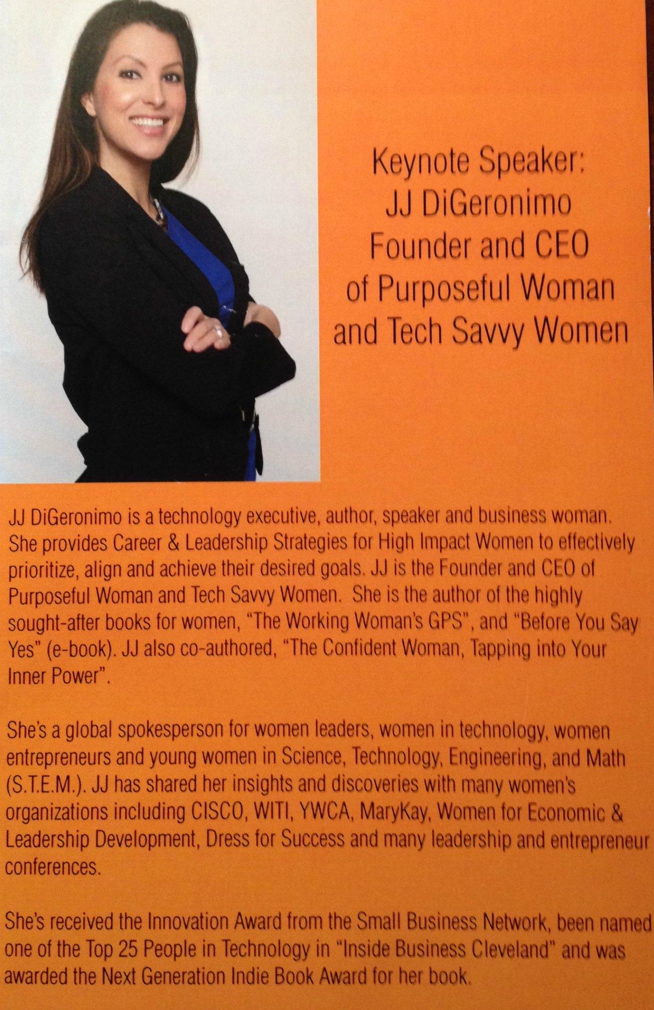 Keynoter - JJ DiGeronimo