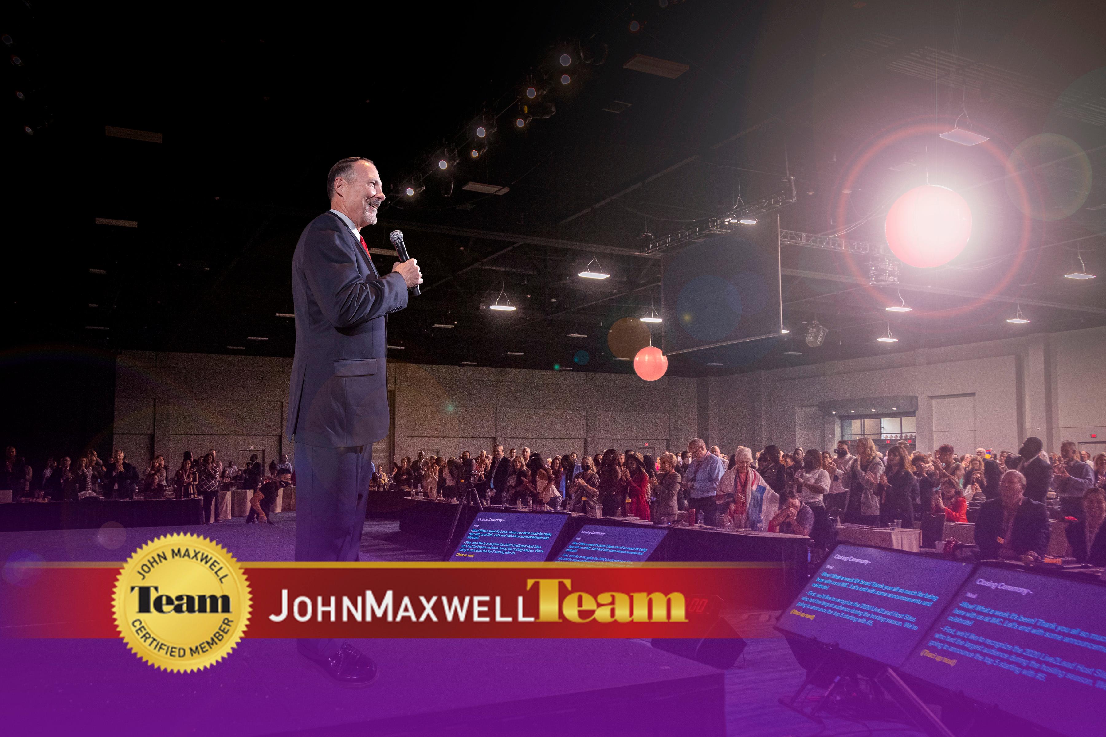 Dane John Maxwell Team Stage Photo