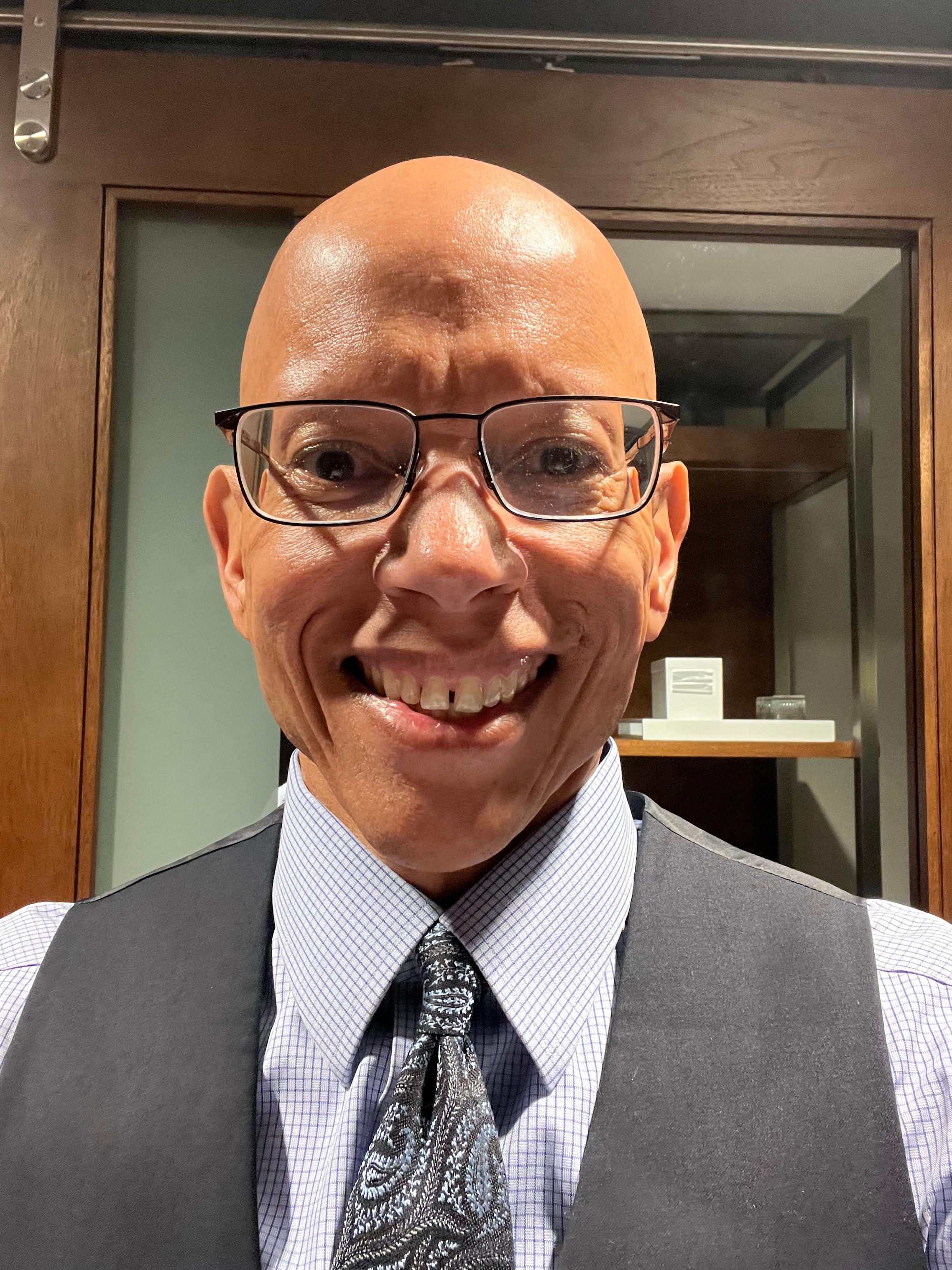 Dr. Holmes at Stevenson University in Owings Mills, MD